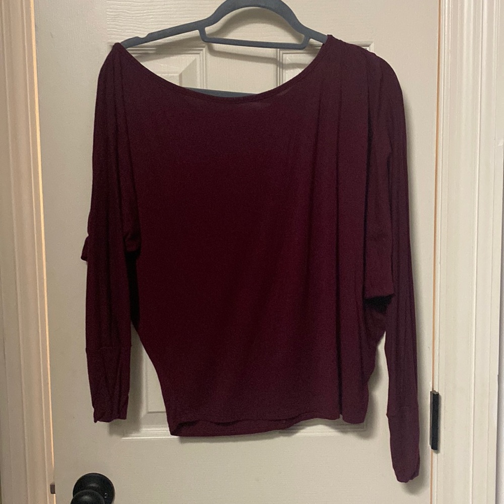 Drapey one shoulder blouse